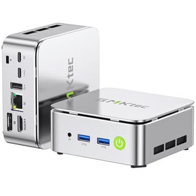 GMKtec Mini PC Ryzen 5 3500U (Beats N150) 16GB DDR4 512GB NVMe SSD 2.5GbE NIC LAN Office Home Desktop Computers, HTPC Proxmox, HDMI 2.1, USB-C, DP Triple 4K Display Nucbox G10