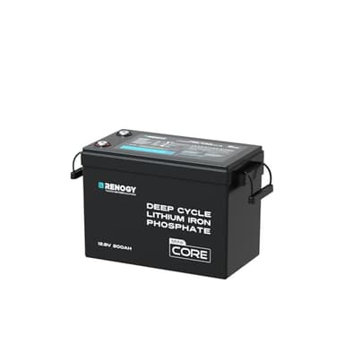 Renogy 200Ah 12.8V Lithium Battery Core Mini - LiFePO4 w/Low-Temperature Protection IP65 for RV Van Motorhome Cabin Marine Camping Off-Grid