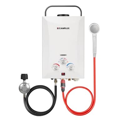 CAMPLUX Gas Hot Water Heater Portable Camping Shower LPG Outdoor Caravan 4WD