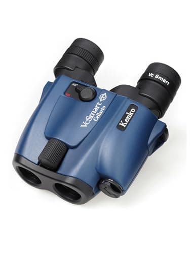 Kenko 407073 VC Smart 12x21 Cellarto 12x Vibration Resistant Binoculars, 21 Calibration, 2-Axis Image Stabilization, Automatic Vibration Selection Function, 14.9 oz (409 g), Lightweight, Compact, for