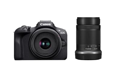 Canon EOS R100 Mirrorless Camera with 18-45 mm and 55-210 mm Lenses Kit (R100TKIS) - AU Version