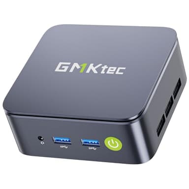 GMKtec Mini PC Ryzen 5 3500U (Beats N150) 16GB DDR4 256GB NVMe SSD 2.5GbE NIC LAN Office Home Desktop Computers, HTPC Proxmox, HDMI 2.1, USB-C, DP Triple 4K Display Nucbox G10
