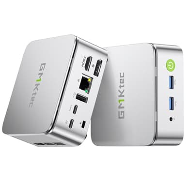 GMKtec Mini PC AMD Ryzen 5 3500U (Beats N150), 16GB DDR4 256GB SSD 2.5GbE NIC LAN USB-C Office Home Desktop Computers, HDMI 2.1 Triple 4K Display, WiFi, BT Nucbox G10