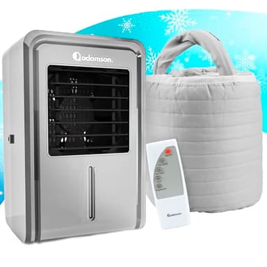 Adamson B10 Bed Cooling System - Twin 75" L x 39" W - Water Bed Cooler Ideal for Hot Temples - 100% Cotton Mattress Cooling Bed Pad for Night Sweat - Grey