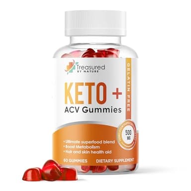 Apple Cider Vinegar Gummies, Keto-Friendly Vegan Superfood Supplement for Digestion,Fat Loss Aid, Bloating Relief & Weight Management with Vitamin B6 & B12 for Energy & Metabolism Support For Men & Women