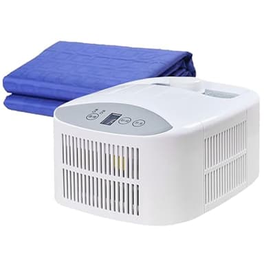 Electric Water-Cooled Mattress Pad for Bed,Water Cooler Mattress Topper System,Cool Down 3-8℃ & 1-9h Timing,Sleeping Ice Pads and Bed Mat in Summer,Beds Cooling System,for Hot Sleepers(160 * 140cm)