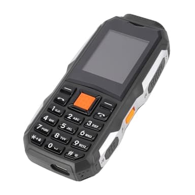 CHICIRIS Dual SIM Anti Shock Senior Phone, ABS Material, Big Buttons, 2800mAh Battery, Suitable for Elderly and Kids (Black)