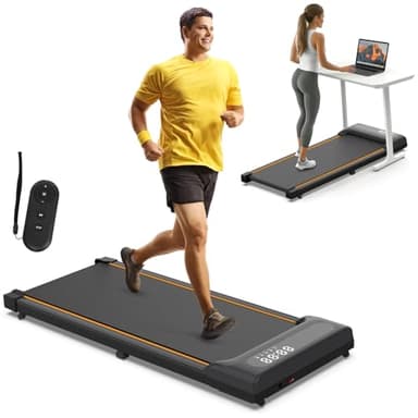 Advwin 3 in 1 Walking Pad Treadmill, Under Desk Treadmill for Jogging & Walking, Compact Portable Running Machine with Shock Absorption & Non-Slip for Home&Office | LED Display |Quiet Motor