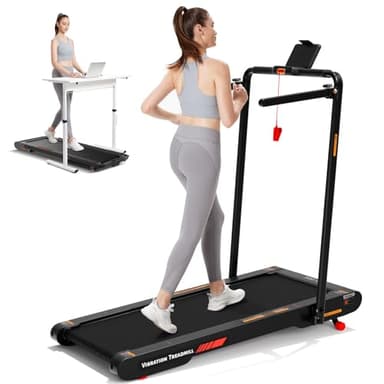 Sperax 4 in 1 Walking Vibration Pad, Foldable Treadmill, Walking pad Incline, Under Desk Treadmills with APP, LED Display