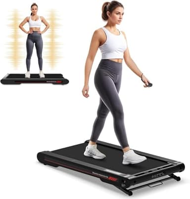 Sperax 4 in 1 Walking Vibration Pad, Walking Pad Treadmill with Incline, Under Desk Treadmills for Home, Portable Treadmill with Remote Control/APP