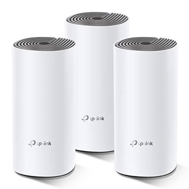 TP-Link Deco AC1200 Whole Home Mesh Wi-Fi, Dual-Band, Up to 1167 Mbps, Wireless, Seamless AI Roaming, Gaming & Streaming, Smart Home, Compatible with Starlink (Deco E4(3-Pack))