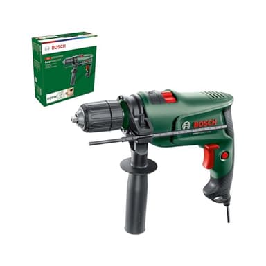 Bosch Home & Garden 600W Electric Corded Impact Drill, Compact, Keyless Chuck, With Handle (EasyImpact 600)