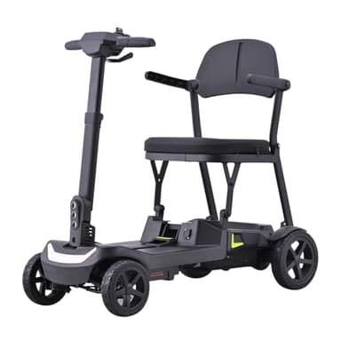 PORIYA 2026 Electric Mobility Scooter with Storage basket Adjustable Seat and Handlebars, Headlight Taillights,30KM Range, 150KG Capacity