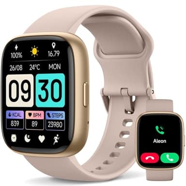 Smart Watch for Women Men, Alexa Built-in, 1.83" HD Touchscreen Fitness Tracker with Bluetooth Calling, Fitness Watch with Sleep Monitor, 100+ Sports Modes, IP68 Waterproof Smartwatch for Android iOS