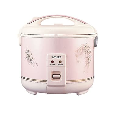 Tiger 5.5 Cup JNP-1000 1.0L Electric Heating Japanese Rice Cooker Warmer to Make Perfectly Moist Fluffy Rice - Australian Model 240V Jasmine Pink