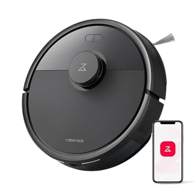 roborock Q7B Robot Vacuum, 8000Pa Suction, Precise Obstacle Avoidance, Dual Anti-Tangle Brushes, Electric Water Tank, APP-Controlled, Perfect for Pet Hair