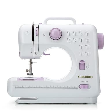 Mini Sewing Machine for Beginner by Galadim - Small Electric Sewing Machines with 2 Speed 12 Built-in Stitch Patterns GD-054-AU-A23