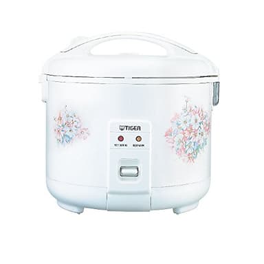 Tiger 10 Cup JNP-1800 1.8L Electric Heating Japanese Rice Cooker Warmer to make perfectly moist fluffy rice - Australian Model 240V White