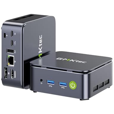 GMKtec Mini PC Ryzen 5 3500U (Beats N150) 16GB DDR4 512GB NVMe SSD 2.5GbE NIC LAN Office Home Desktop Computers, HTPC Proxmox, HDMI 2.1, USB-C, DP Triple 4K Display Nucbox G10