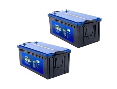 2X Kings 12V 300Ah Deep Cycle Lithium LiFePO4 Battery