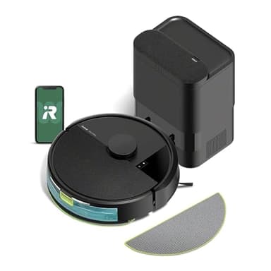 iRobot Roomba 105 Combo Robot Vacuum & Mop + AutoEmpty Dock - Self-Empties for 75 Days, Intense Power-Lifting Suction, LiDAR Navigation, Multiple Cleaning Modes, Avoids Mopping Carpet